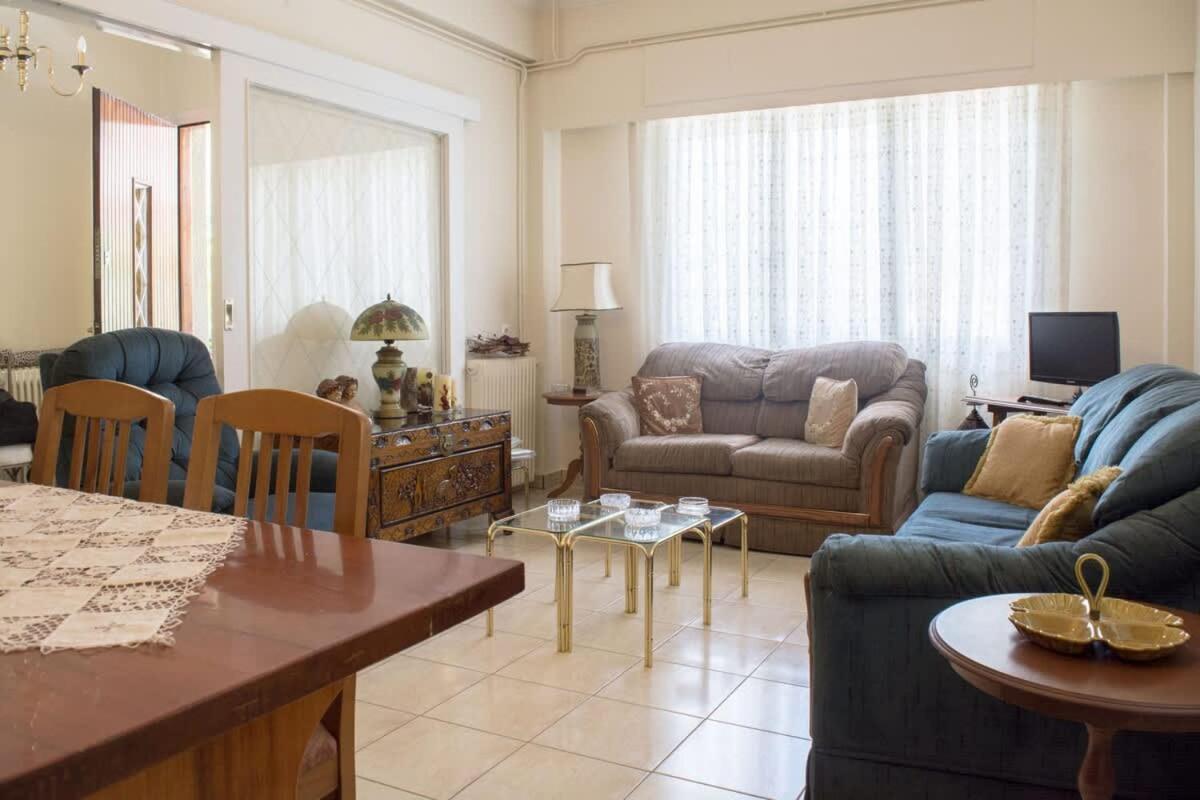 Family Apt With Garden Next To The Sea Athena Bagian luar foto